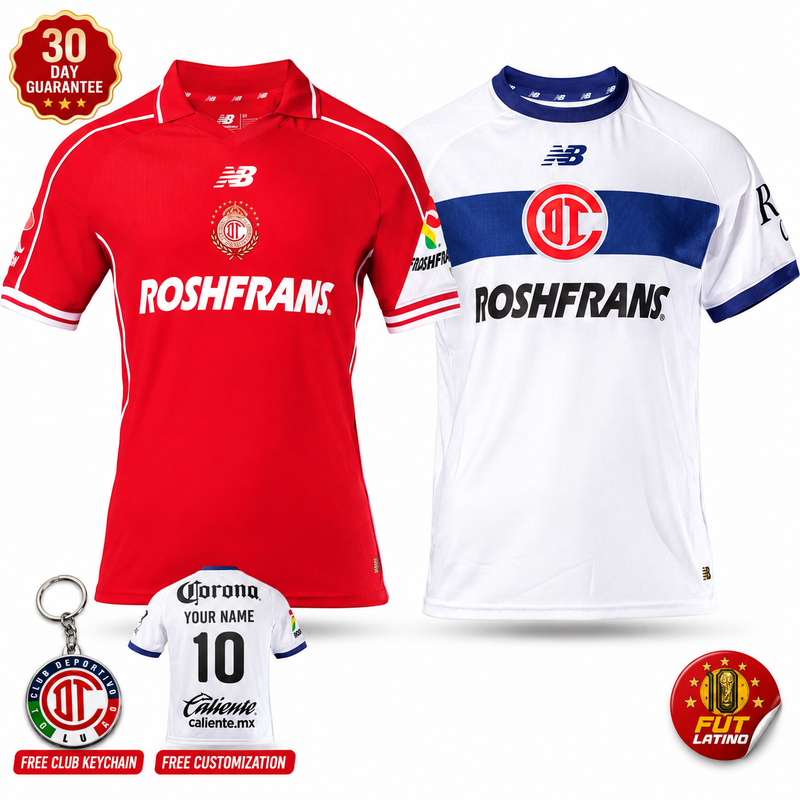 COMBO Toluca Home + Away 26/27