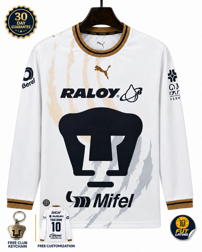Pumas UNAM - Away 2026/27 Fan Version Long Sleeve Jersey