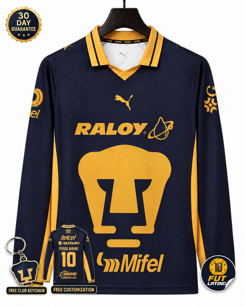 Pumas UNAM - Home 2026/27 Fan Version Long Sleeve Jersey