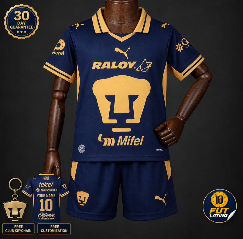 Pumas UNAM - Home 2026/27 Kids Kit