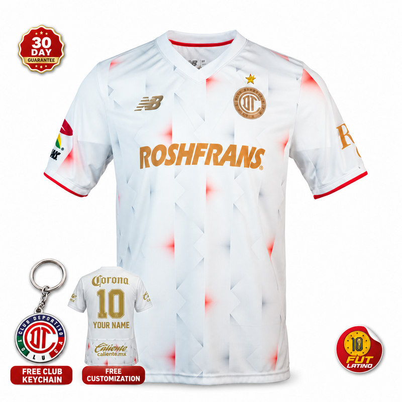 Toluca - Away Bicampeón 25/26 Fan Version Jersey