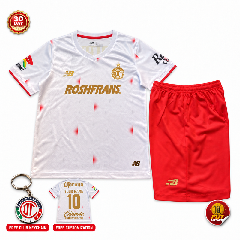 Camisa Toluca - Reserva 25/26 Versão Torcedor Infantil