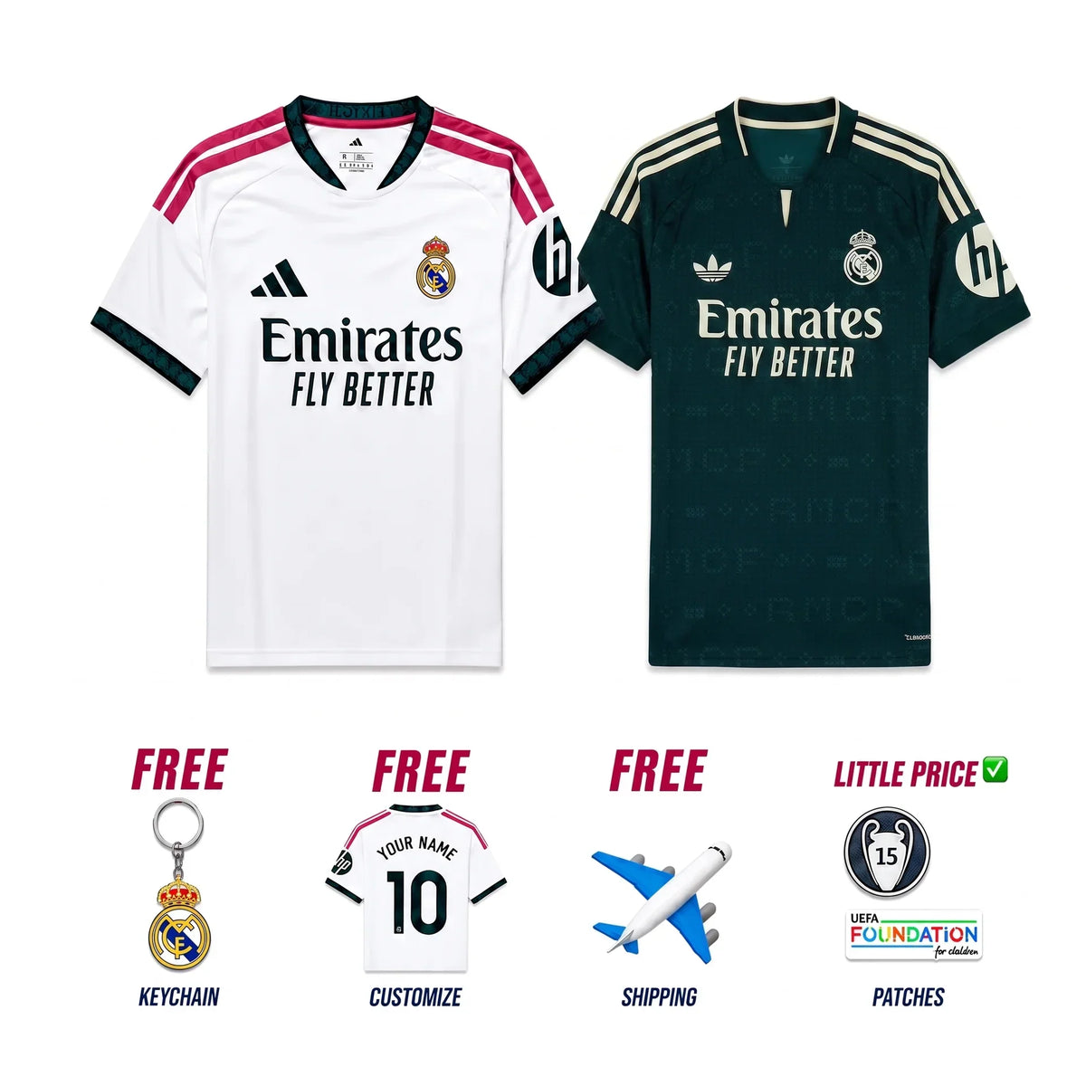 COMBO Real Madrid Titular + Reserva 26/27