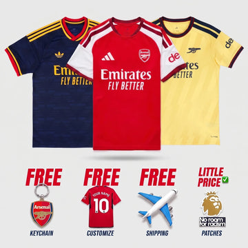 Paquete Arsenal Local, Visitante y Tercera Fan 26/27