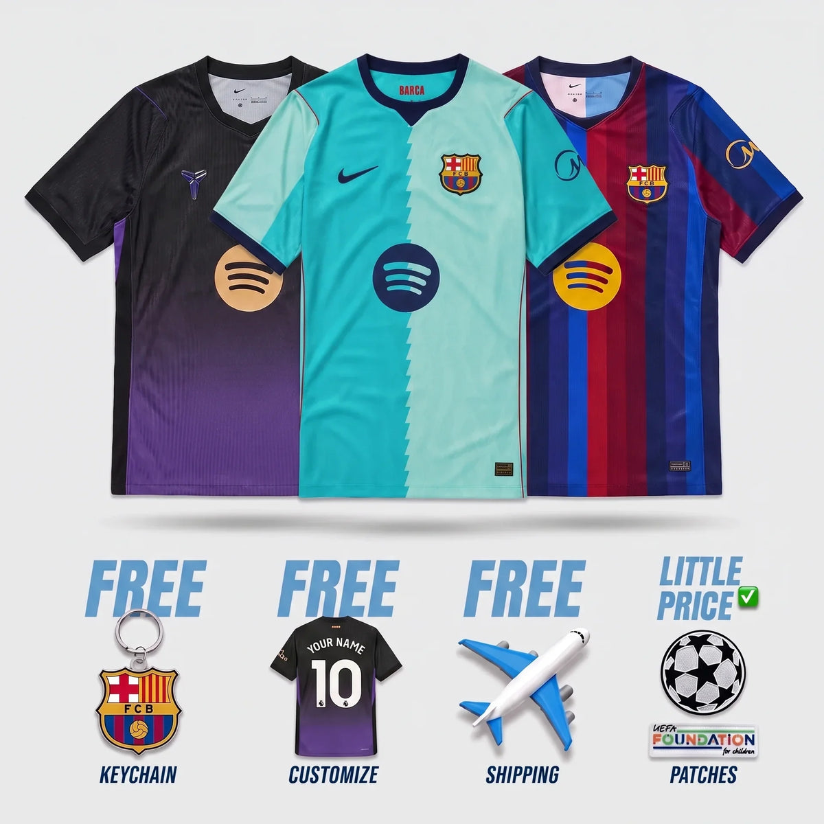 COMBO Barcelona Titular + Reserva + Terceira 26/27
