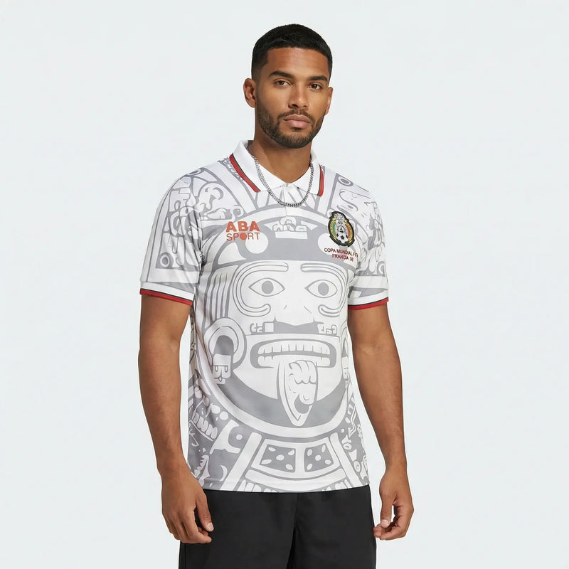 Mexico - Retro White Special Edition 1998 World Cup Jersey