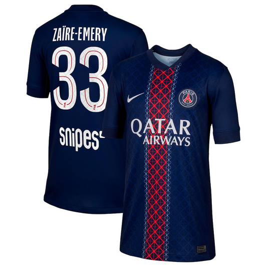 PSG - Home 25/26 Fan Version Jersey #33 Zaïre-Emery