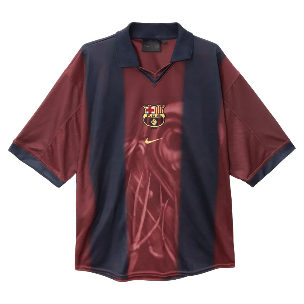 Camisa Barcelona - Titular Retrô Skeleton x Travis Scott 2000/01