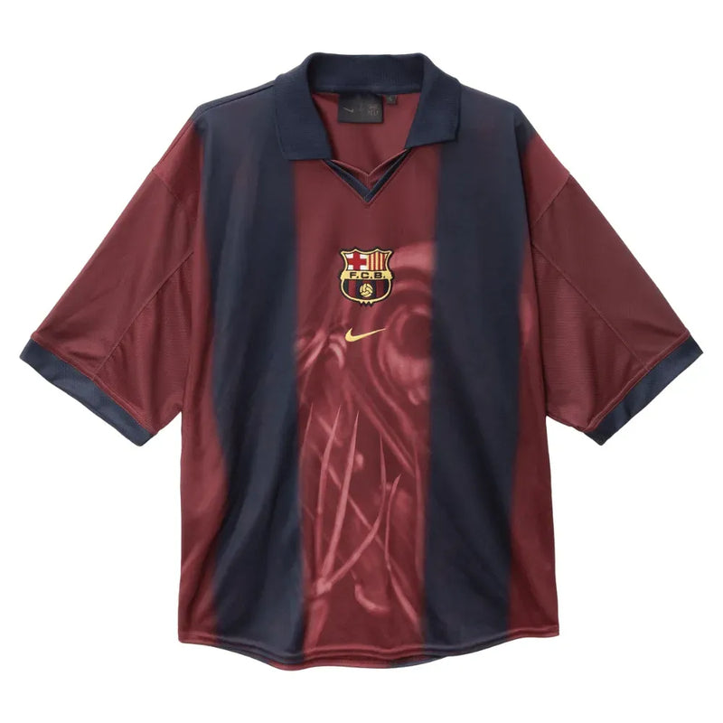 Camisa Barcelona - Titular Retrô Skeleton x Travis Scott 2000/01