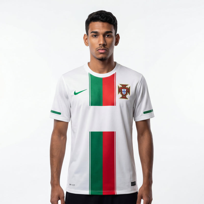 Portugal - Retro White 2010 Jersey