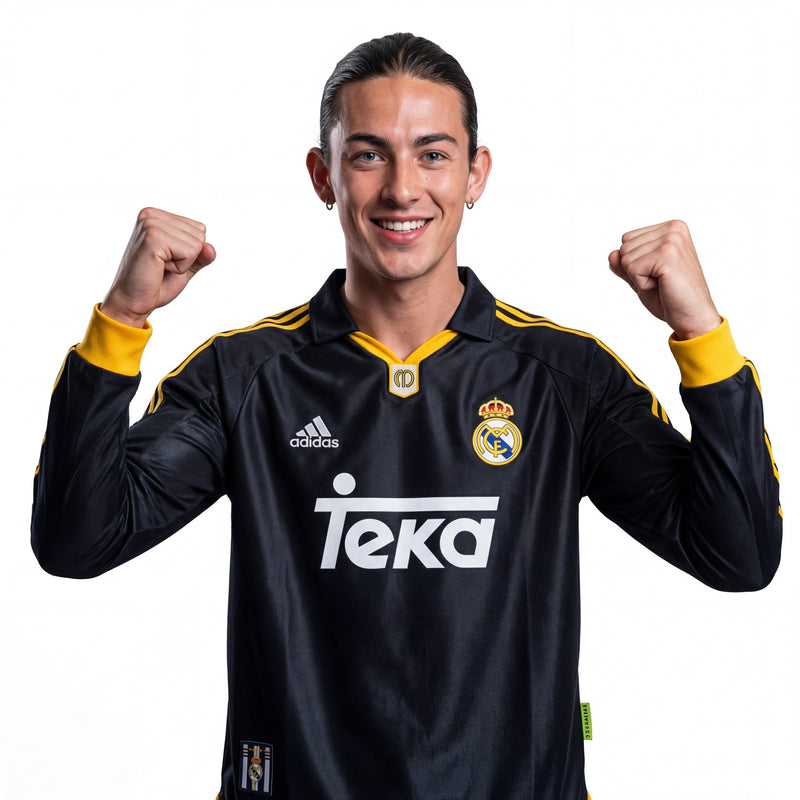 Camisa Real Madrid - Reserva Retrô 1999/00 Manga Longa