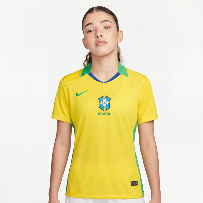 Brazil - Home Yellow 25/26 Fan Version Jersey Women