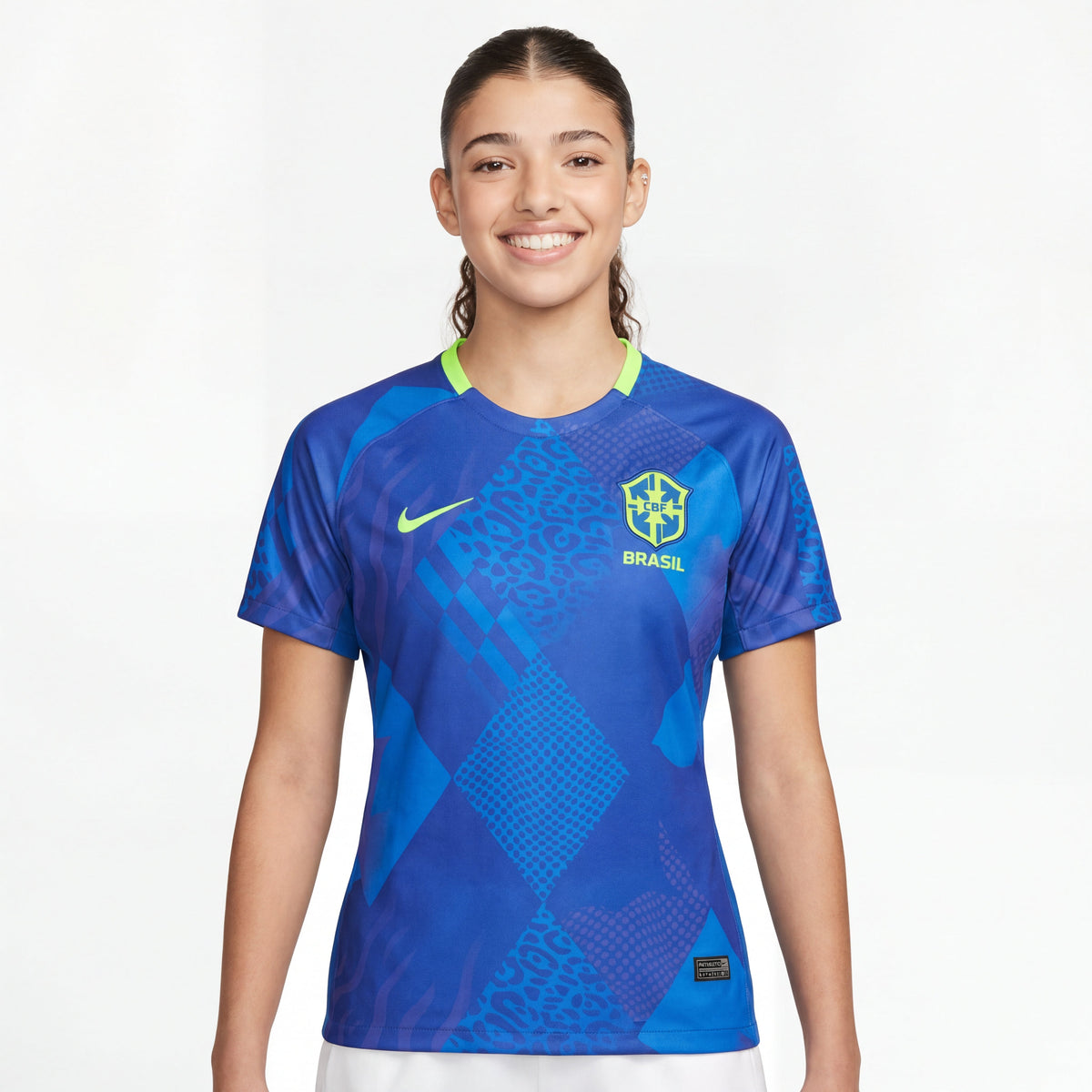 Camisa Brasil - Reserva Azul 25/26 Versão Torcedor Feminina