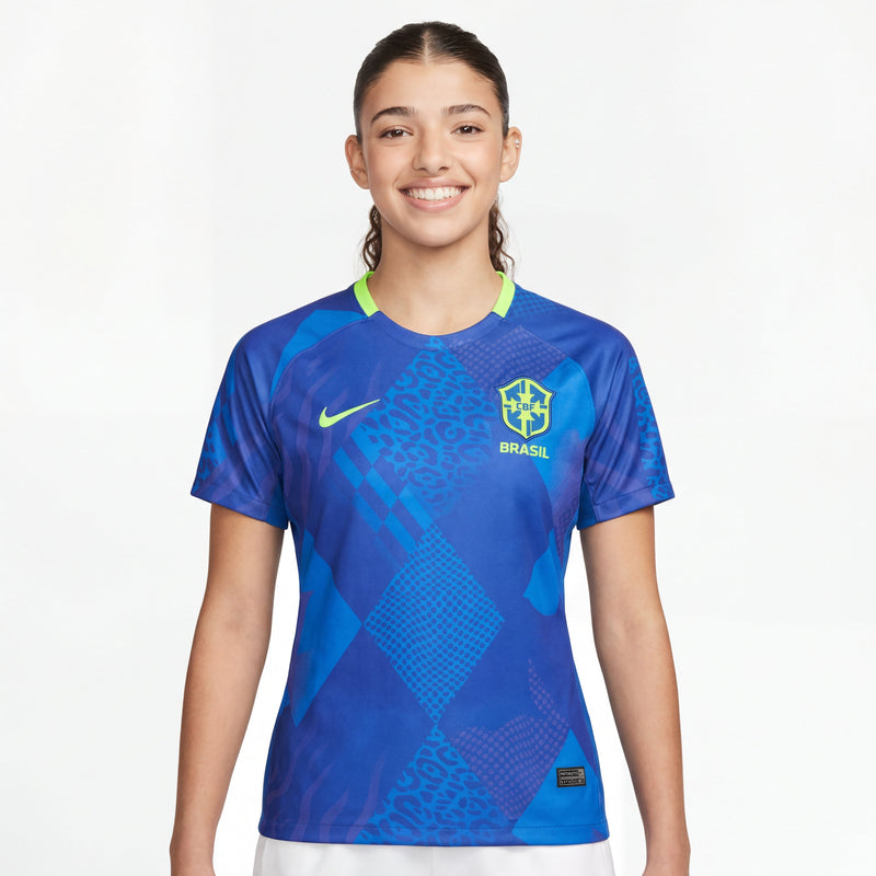 Brazil - Away Blue 25/26 Fan Version Jersey Women