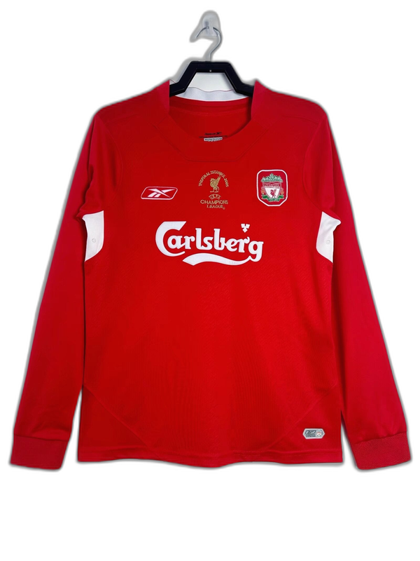Jersey Liverpool - Local Retro 2004/05 Manga Larga