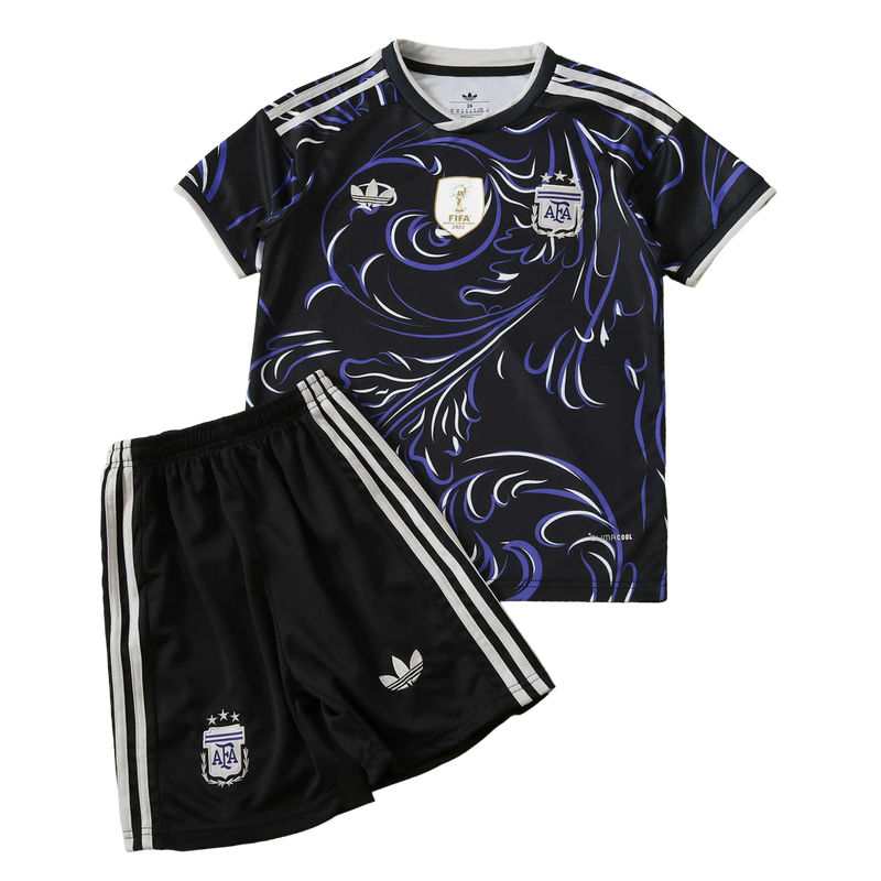 Argentina - Away 26/27 Fan Version Jersey Kids Kit