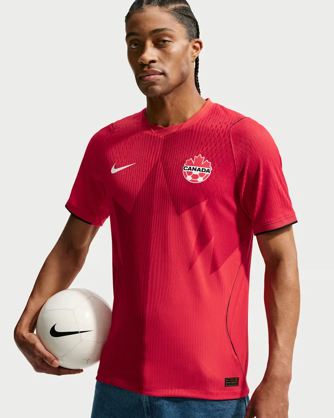 Camisa Canadá - Titular Copa do Mundo 2026 Versão Jogador