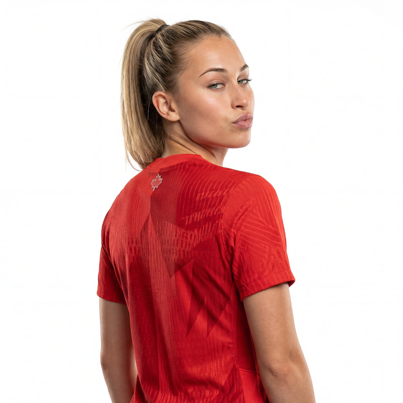 Jersey Canadá - Local Mundial 2026 Versión Jugador Mujer