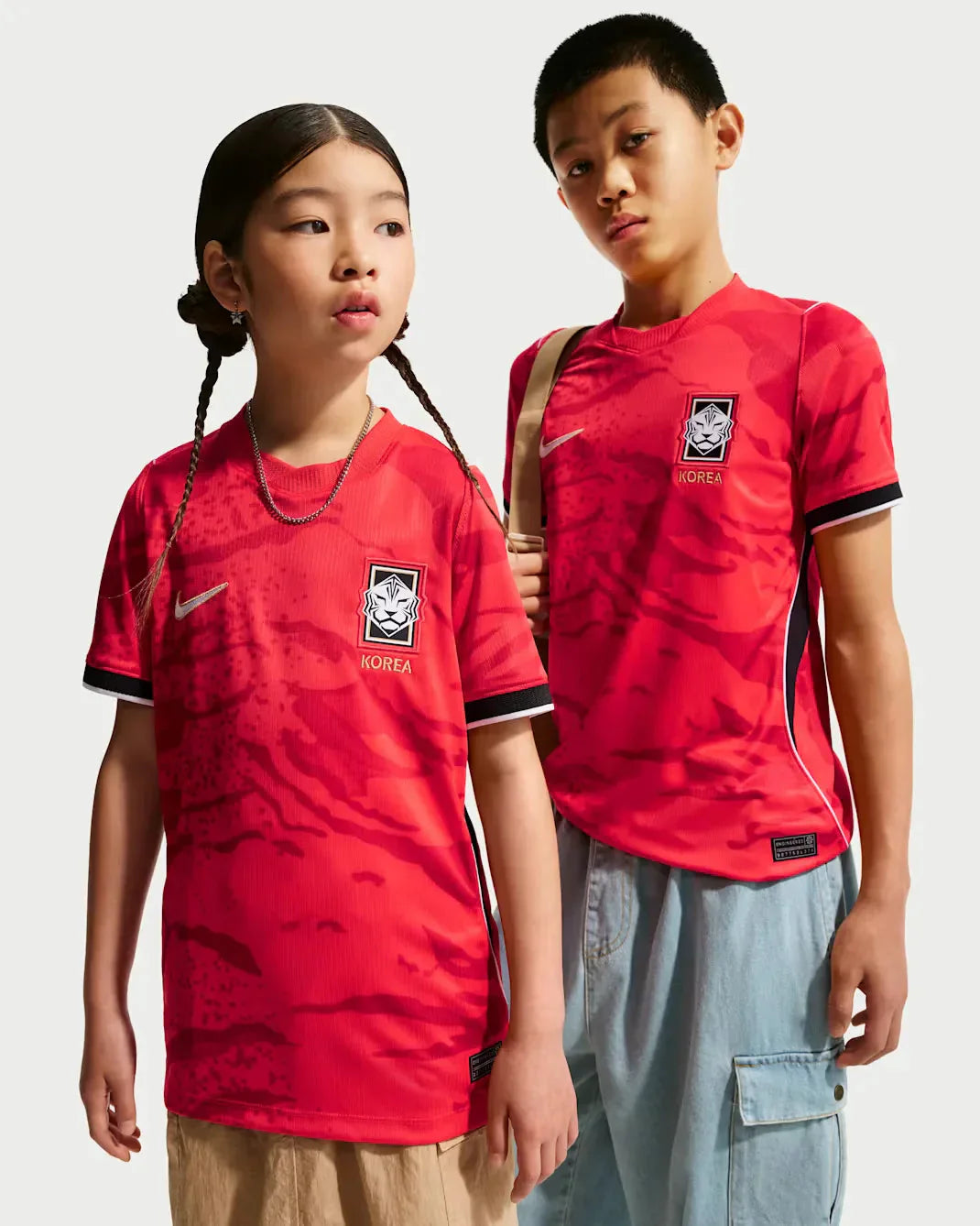 Jersey Corea del Sur - Local Mundial 2026 Versión Aficionado Niños