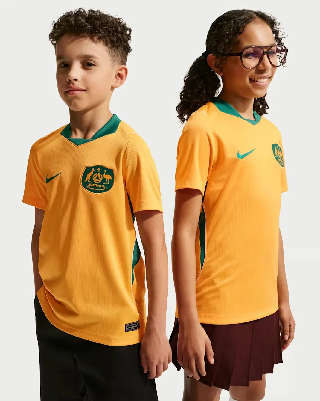 Jersey Australia - Local Mundial 2026 Versión Aficionado Niños