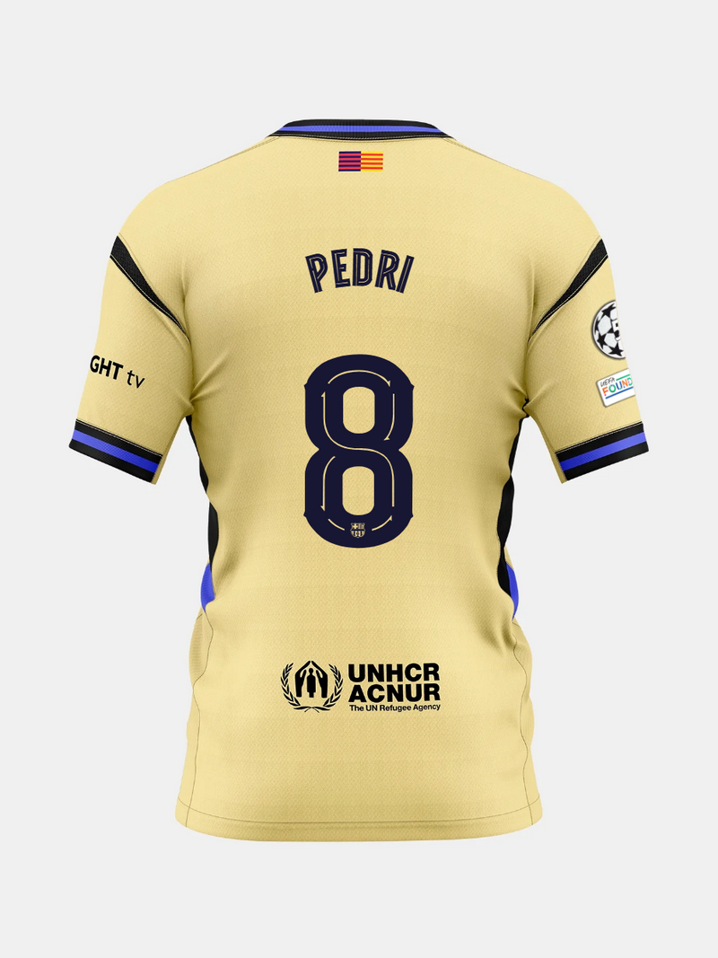 Jersey Barcelona - Visitante 25/26 Versión Aficionado #8 PEDRI