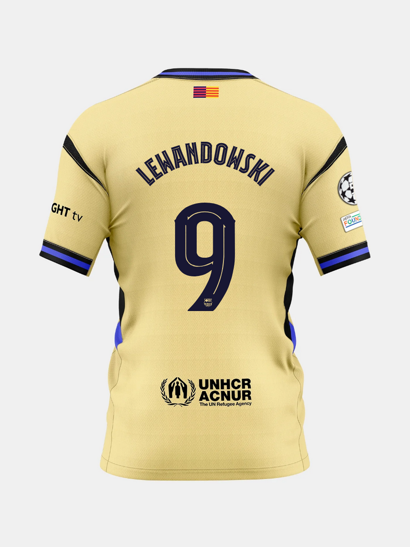 Jersey Barcelona - Visitante 25/26 Versión Aficionado #9 LEWANDOWSKI