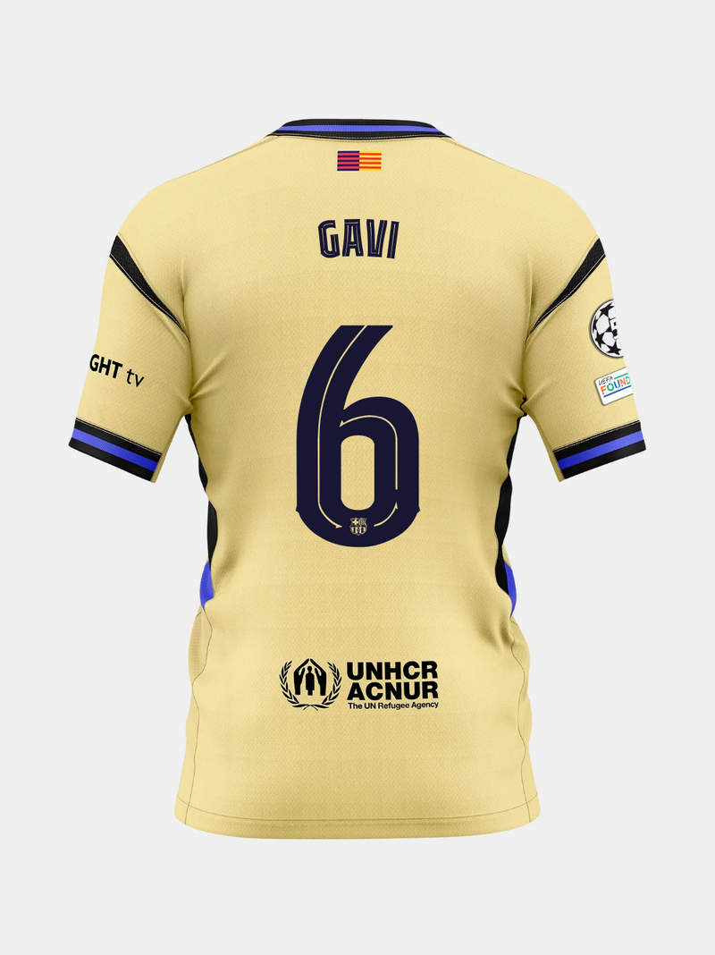 Jersey Barcelona - Visitante 25/26 Versión Aficionado #6 GAVI