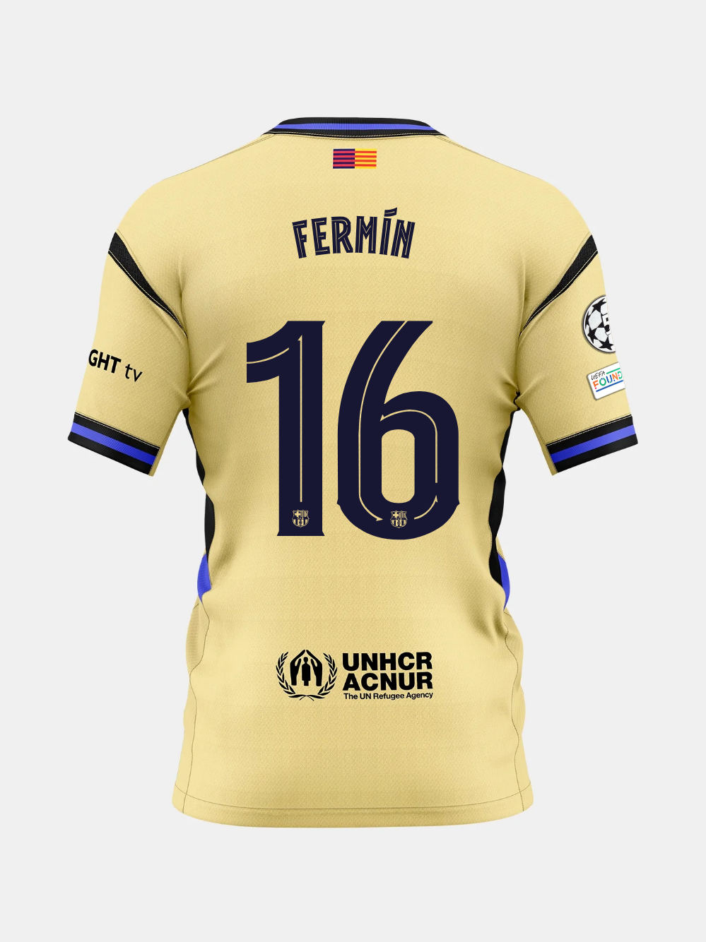 Jersey Barcelona - Visitante 25/26 Versión Aficionado #16 FERMÍN