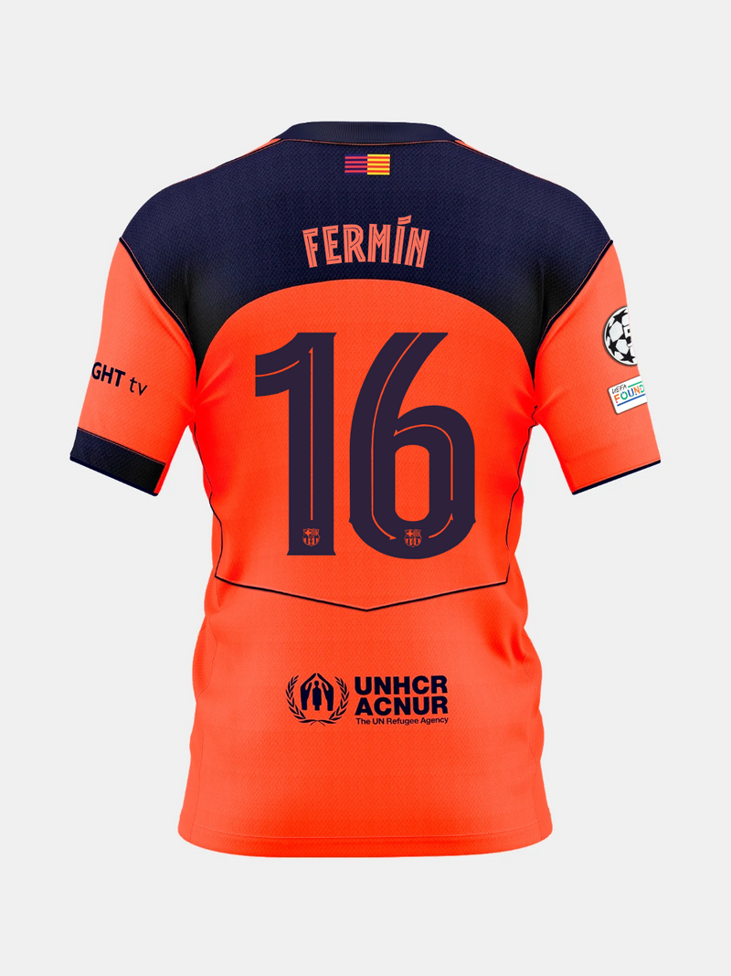 Jersey Barcelona - Tercero 25/26 Versión Aficionado #16 FERMÍN