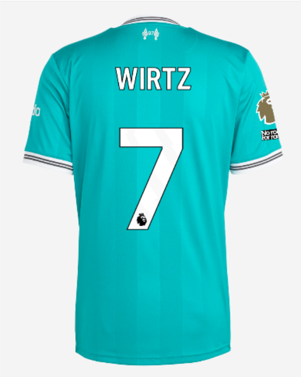 Jersey Liverpool - Tercero 25/26 Versión Aficionado #7 WIRTZ
