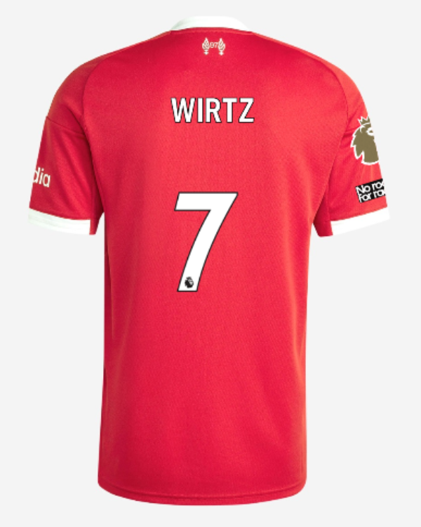 Jersey Liverpool - Local 25/26 Versión Aficionado #7 WIRTZ