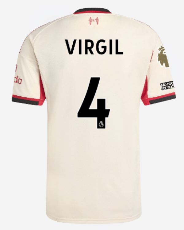 Camisa Liverpool - Reserva 25/26 Versão Torcedor #4 VIRGIL