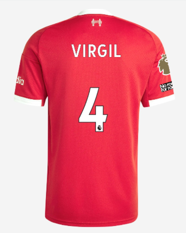 Jersey Liverpool - Local 25/26 Versión Aficionado #4 VIRGIL
