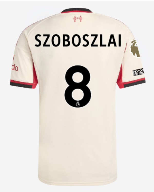 Jersey Liverpool - Visitante 25/26 Versión Aficionado #8 SZOBOSZLAI