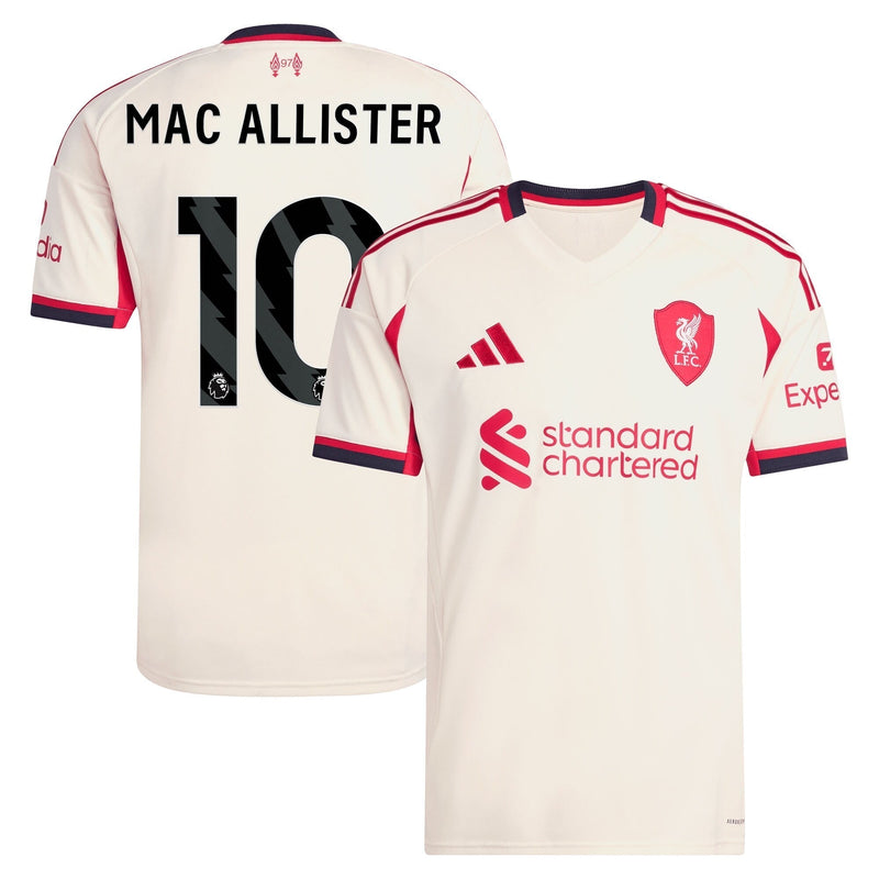 Jersey Liverpool - Visitante 25/26 Versión Aficionado #10 Mac Allister