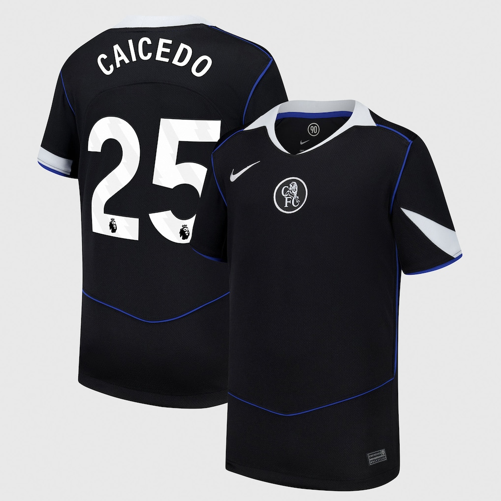 Jersey Chelsea - Tercero 25/26 Versión Aficionado #25 Caicedo