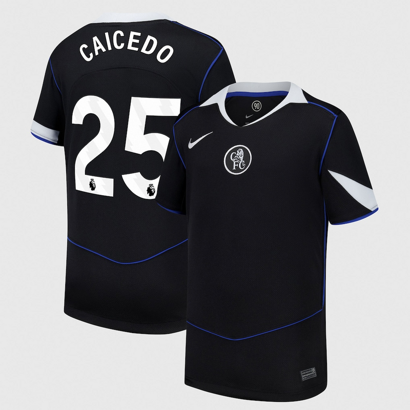 Jersey Chelsea - Tercero 25/26 Versión Aficionado #25 Caicedo