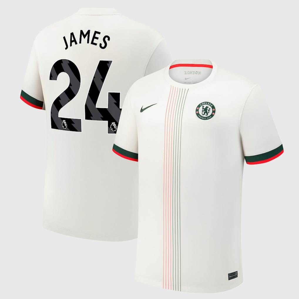 Jersey Chelsea - Visitante 25/26 Versión Aficionado #24 JAMES