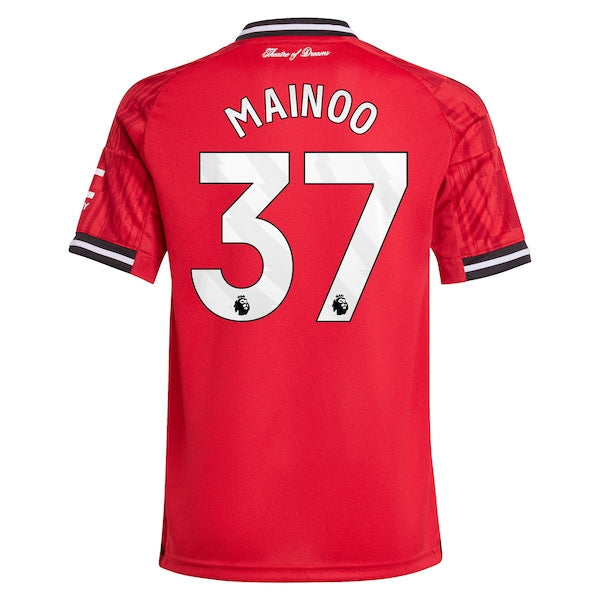 Jersey Manchester United - Local 25/26 Versión Aficionado #37 MAINOO