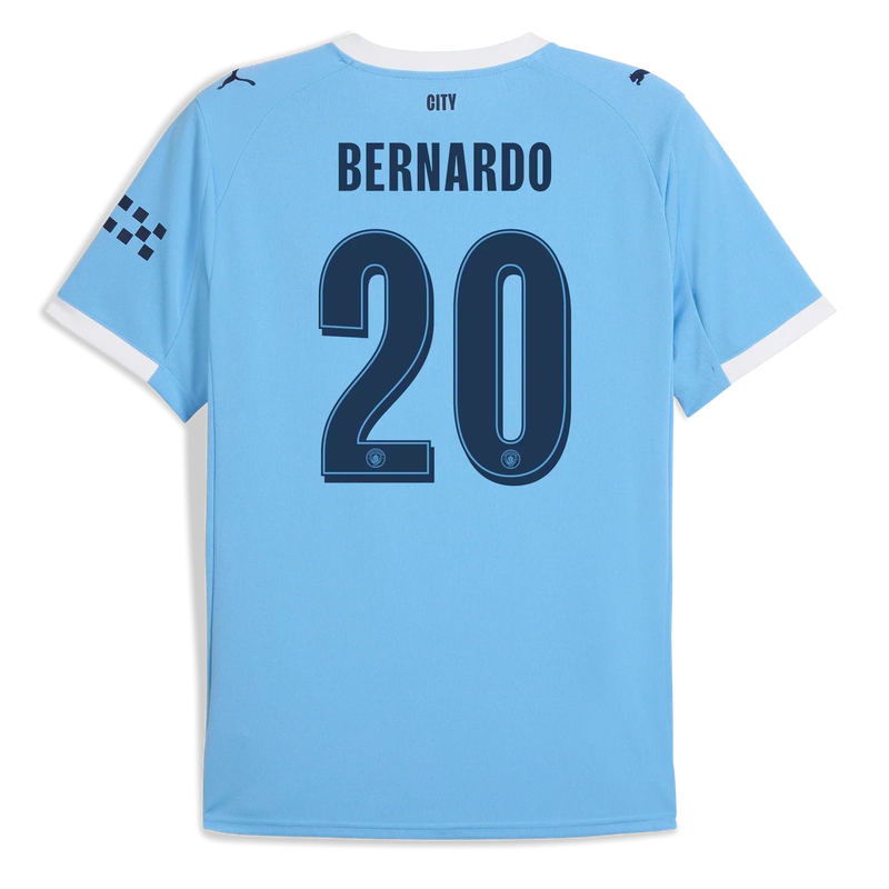 Jersey Manchester City - Local 25/26 Versión Aficionado #20 BERNARDO