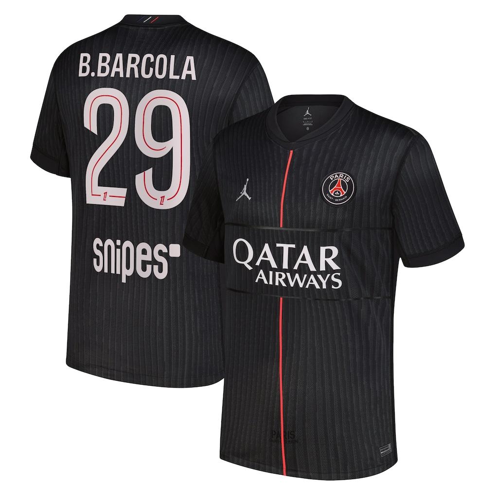 Jersey PSG - Fourth 25/26 Versión Aficionado #29 B.Barcola