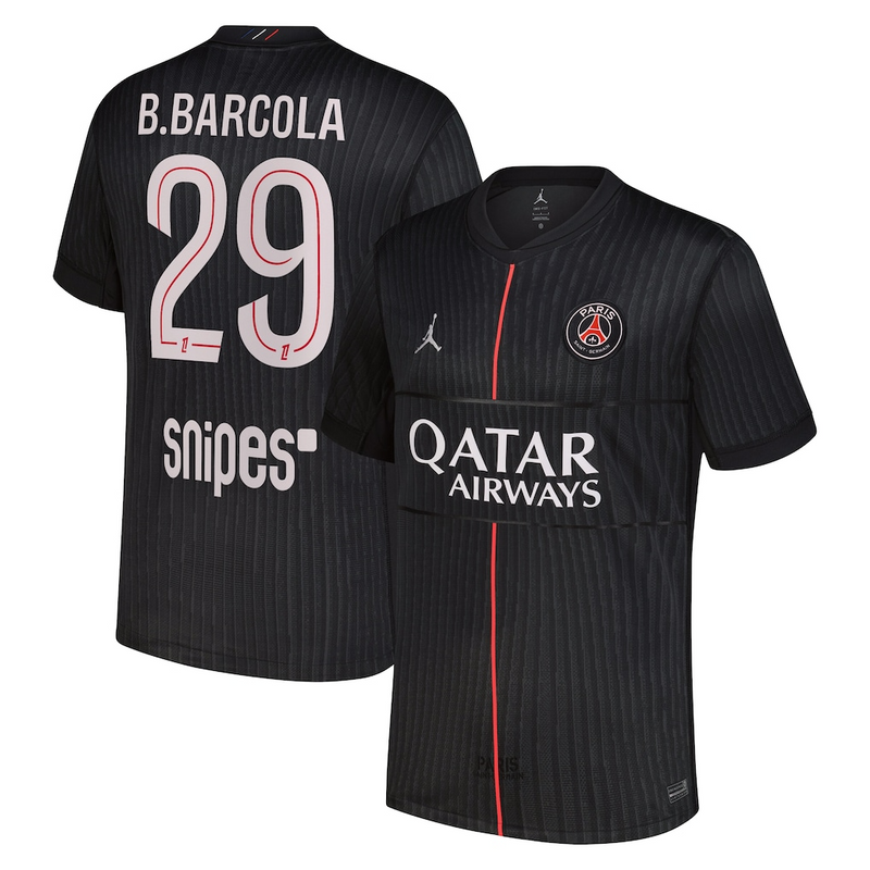 Jersey PSG - Fourth 25/26 Versión Aficionado #29 B.Barcola