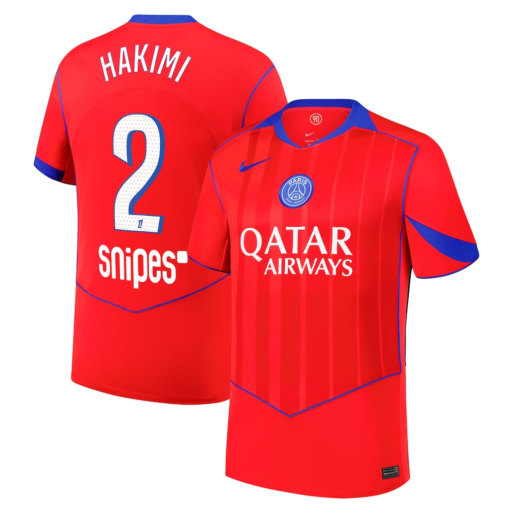 Jersey PSG - Tercero 25/26 Versión Aficionado #2 Hakimi