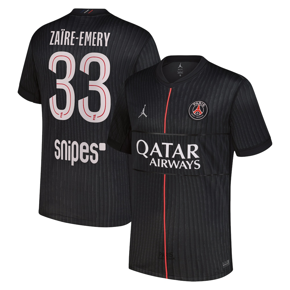 Jersey PSG - Fourth 25/26 Versión Aficionado #33 Zaïre-Emery