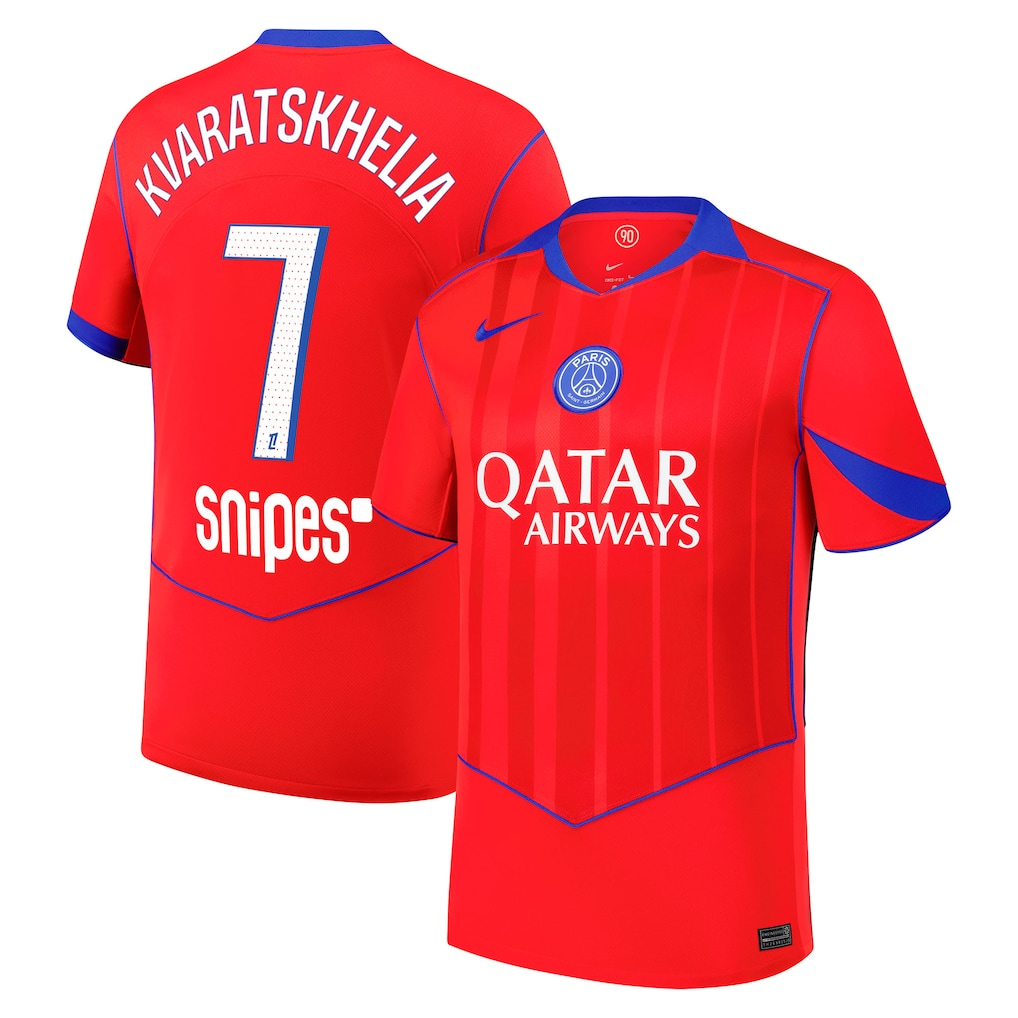 Camisa PSG - Terceira 25/26 Versão Torcedor #7 Kvaratskhelia