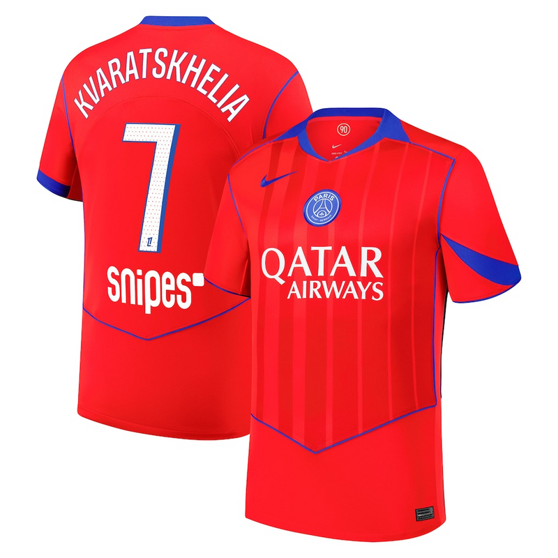 Jersey PSG - Tercero 25/26 Versión Aficionado #7 Kvaratskhelia