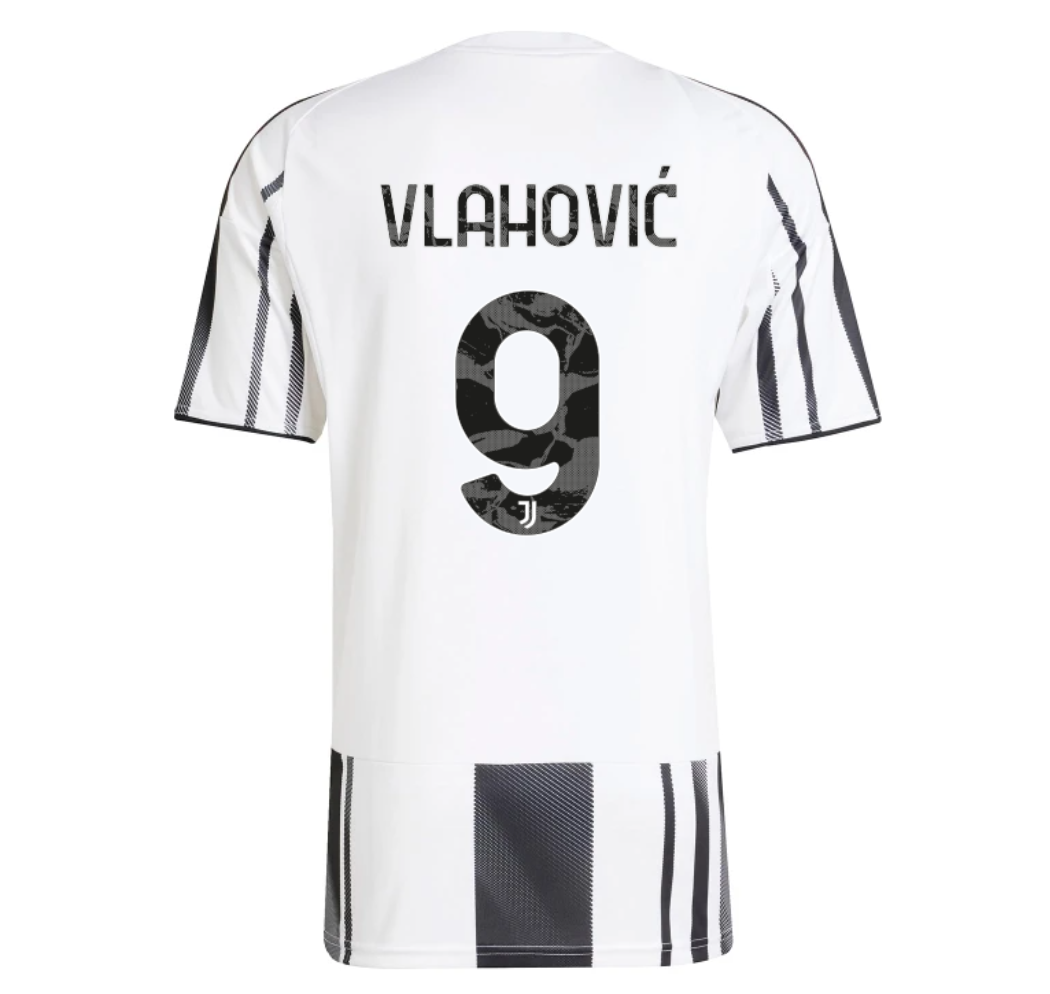 Jersey Juventus - Local 25/26 Versión Aficionado #9 Vlahović