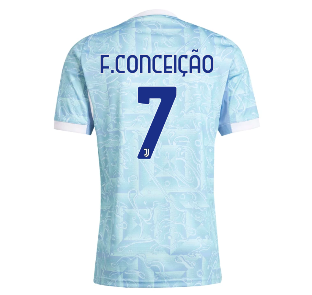 Jersey Juventus - Visitante 25/26 Versión Aficionado #7 F.Conceição