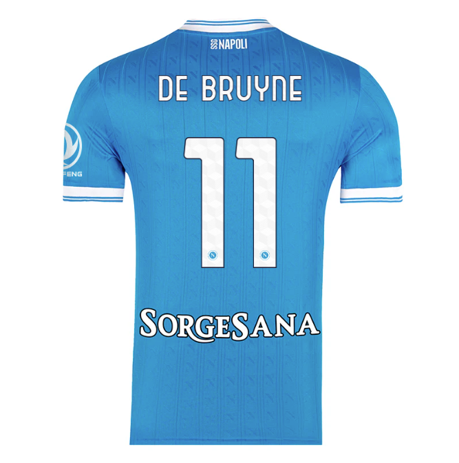 Napoli - Home 25/26 Fan Version Jersey #11 BRUYNE