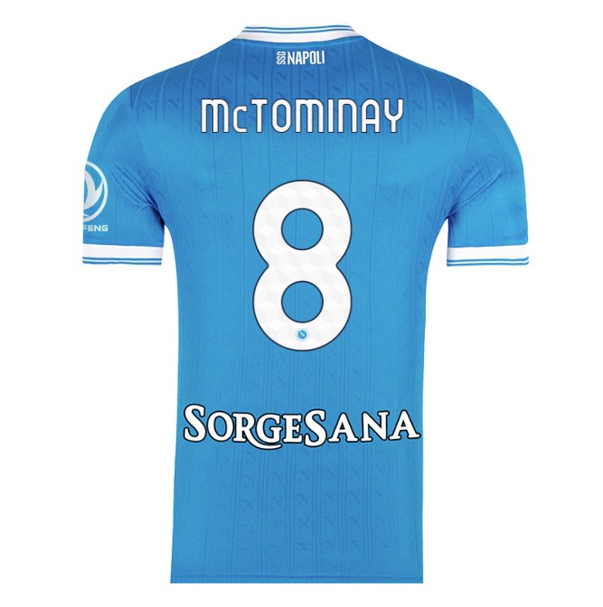 Camisa Napoli - Titular 25/26 Versão Torcedor #8 MCTOMINAY